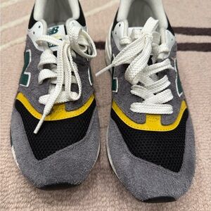 New Balance Gray and Yellow Athletic Shoes